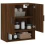 Oak brown engineered wood wall cabinet 60x31x70 cm by vidaXL, Lockers and storage cabinets - Ref: Foro24-829915, Price: 57,99...