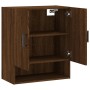 Oak brown engineered wood wall cabinet 60x31x70 cm by vidaXL, Lockers and storage cabinets - Ref: Foro24-829915, Price: 57,99...