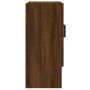 Oak brown engineered wood wall cabinet 60x31x70 cm by vidaXL, Lockers and storage cabinets - Ref: Foro24-829915, Price: 57,99...