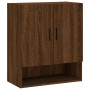 Eichenbrauner Wandschrank aus Holzwerkstoff, 60 x 31 x 70 cm von vidaXL, Schließfächer und Lagerschränke - Ref: Foro24-829931...