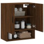 Oak brown engineered wood wall cabinet 60x31x70 cm by vidaXL, Lockers and storage cabinets - Ref: Foro24-829931, Price: 56,19...