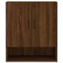 Oak brown engineered wood wall cabinet 60x31x70 cm by vidaXL, Lockers and storage cabinets - Ref: Foro24-829931, Price: 56,19...