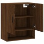 Oak brown engineered wood wall cabinet 60x31x70 cm by vidaXL, Lockers and storage cabinets - Ref: Foro24-829931, Price: 56,19...