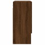 Oak brown engineered wood wall cabinet 60x31x70 cm by vidaXL, Lockers and storage cabinets - Ref: Foro24-829931, Price: 56,19...