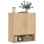 Sonoma oak engineered wood wall cabinet 60x31x70 cm by vidaXL, Lockers and storage cabinets - Ref: Foro24-829895, Price: 60,4...