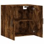 Smoked oak engineered wood wall cabinet 60x31x60 cm by vidaXL, Lockers and storage cabinets - Ref: Foro24-829969, Price: 44,9...