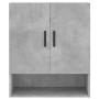 Concrete gray engineered wood wall cabinet 60x31x70 cm by vidaXL, Lockers and storage cabinets - Ref: Foro24-829920, Price: 6...