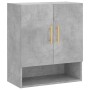 Engineered wood gray concrete wall cabinet 60x31x70 cm by vidaXL, Lockers and storage cabinets - Ref: Foro24-829896, Price: 5...