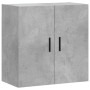 Concrete gray engineered wood wall cabinet 60x31x60 cm by vidaXL, Lockers and storage cabinets - Ref: Foro24-829984, Price: 5...