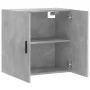 Armario de pared madera de ingeniería gris hormigón 60x31x60 cm de vidaXL, Taquillas y armarios de almacenamiento - Ref: Foro...