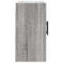 Sonoma gray engineered wood wall cabinet 60x31x60 cm by vidaXL, Lockers and storage cabinets - Ref: Foro24-829994, Price: 46,...