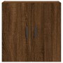 Oak brown engineered wood wall cabinet 60x31x60 cm by vidaXL, Lockers and storage cabinets - Ref: Foro24-829979, Price: 60,58...