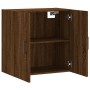 Oak brown engineered wood wall cabinet 60x31x60 cm by vidaXL, Lockers and storage cabinets - Ref: Foro24-829979, Price: 60,58...