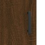 Oak brown engineered wood wall cabinet 60x31x60 cm by vidaXL, Lockers and storage cabinets - Ref: Foro24-829979, Price: 60,58...