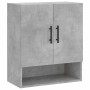 Concrete gray engineered wood wall cabinet 60x31x70 cm by vidaXL, Lockers and storage cabinets - Ref: Foro24-829936, Price: 5...