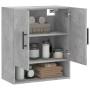 Concrete gray engineered wood wall cabinet 60x31x70 cm by vidaXL, Lockers and storage cabinets - Ref: Foro24-829936, Price: 5...