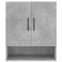 Concrete gray engineered wood wall cabinet 60x31x70 cm by vidaXL, Lockers and storage cabinets - Ref: Foro24-829936, Price: 5...