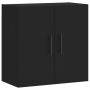 Black engineered wood wall cabinet 60x31x60 cm by vidaXL, Lockers and storage cabinets - Ref: Foro24-829989, Price: 56,99 €, ...