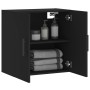 Black engineered wood wall cabinet 60x31x60 cm by vidaXL, Lockers and storage cabinets - Ref: Foro24-829989, Price: 56,99 €, ...