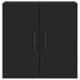 Black engineered wood wall cabinet 60x31x60 cm by vidaXL, Lockers and storage cabinets - Ref: Foro24-829989, Price: 56,99 €, ...