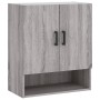 Sonoma grauer Wandschrank aus Holzwerkstoff, 60 x 31 x 70 cm von vidaXL, Schließfächer und Lagerschränke - Ref: Foro24-829914...