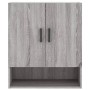 Sonoma gray engineered wood wall cabinet 60x31x70 cm by vidaXL, Lockers and storage cabinets - Ref: Foro24-829914, Price: 57,...