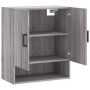 Sonoma grauer Wandschrank aus Holzwerkstoff, 60 x 31 x 70 cm von vidaXL, Schließfächer und Lagerschränke - Ref: Foro24-829914...