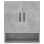 Concrete gray engineered wood wall cabinet 60x31x70 cm by vidaXL, Lockers and storage cabinets - Ref: Foro24-829904, Price: 5...