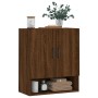 Oak brown engineered wood wall cabinet 60x31x70 cm by vidaXL, Lockers and storage cabinets - Ref: Foro24-829923, Price: 59,63...