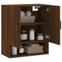 Oak brown engineered wood wall cabinet 60x31x70 cm by vidaXL, Lockers and storage cabinets - Ref: Foro24-829923, Price: 59,63...