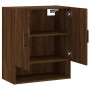 Oak brown engineered wood wall cabinet 60x31x70 cm by vidaXL, Lockers and storage cabinets - Ref: Foro24-829923, Price: 59,63...