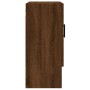 Oak brown engineered wood wall cabinet 60x31x70 cm by vidaXL, Lockers and storage cabinets - Ref: Foro24-829923, Price: 59,63...