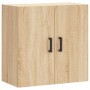 Armario de pared madera de ingeniería roble Sonoma 60x31x60 cm de vidaXL, Taquillas y armarios de almacenamiento - Ref: Foro2...