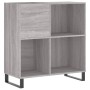 Plattenschrank aus grauem Sonoma-Sperrholz, 84,5 x 38 x 89 cm von vidaXL, CD- und DVD-Speicher - Ref: Foro24-831786, Preis: 8...