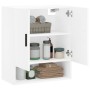 White engineered wood wall cabinet 60x31x70 cm by vidaXL, Lockers and storage cabinets - Ref: Foro24-829924, Price: 62,99 €, ...