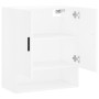 White engineered wood wall cabinet 60x31x70 cm by vidaXL, Lockers and storage cabinets - Ref: Foro24-829924, Price: 62,99 €, ...