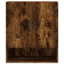 Engineered wood smoked oak wall cabinet 60x31x70 cm by vidaXL, Lockers and storage cabinets - Ref: Foro24-829913, Price: 55,9...