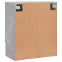 Betongrauer Wandschrank aus Holzwerkstoff, 60 x 31 x 70 cm von vidaXL, Schließfächer und Lagerschränke - Ref: Foro24-829912, ...