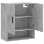 Concrete gray engineered wood wall cabinet 60x31x70 cm by vidaXL, Lockers and storage cabinets - Ref: Foro24-829928, Price: 6...