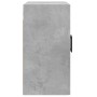 Concrete gray engineered wood wall cabinet 60x31x60 cm by vidaXL, Lockers and storage cabinets - Ref: Foro24-829976, Price: 5...