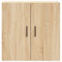 Armario de pared madera de ingeniería roble Sonoma 60x31x60 cm de vidaXL, Taquillas y armarios de almacenamiento - Ref: Foro2...