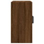 Armario de pared madera de ingeniería marrón roble 60x31x60 cm de vidaXL, Taquillas y armarios de almacenamiento - Ref: Foro2...