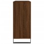 Brown oak plywood disc cabinet 84.5x38x89 cm by vidaXL, CD and DVD storage - Ref: Foro24-831787, Price: 84,64 €, Discount: %