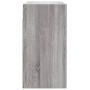 Armario de pared madera de ingeniería gris Sonoma 60x31x60 cm de vidaXL, Taquillas y armarios de almacenamiento - Ref: Foro24...