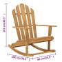 Adirondack rocking chairs 2 units solid teak wood by vidaXL, Garden chairs - Ref: Foro24-3073205, Price: 365,57 €, Discount: %