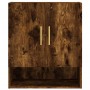 Smoked oak engineered wood wall cabinet 60x31x70 cm by vidaXL, Lockers and storage cabinets - Ref: Foro24-829897, Price: 50,7...