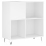 Mueble para discos madera contrachapada blanco 84,5x38x89 cm de vidaXL, Almacenamiento para CD y DVD - Ref: Foro24-831772, Pr...