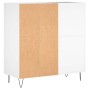 Mueble para discos madera contrachapada blanco 84,5x38x89 cm de vidaXL, Almacenamiento para CD y DVD - Ref: Foro24-831772, Pr...