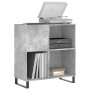 Concrete gray plywood disc cabinet 84.5x38x89 cm by vidaXL, CD and DVD storage - Ref: Foro24-831784, Price: 78,49 €, Discount: %