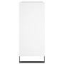 Mueble para discos madera contrachapada blanco 84,5x38x89 cm de vidaXL, Almacenamiento para CD y DVD - Ref: Foro24-831780, Pr...